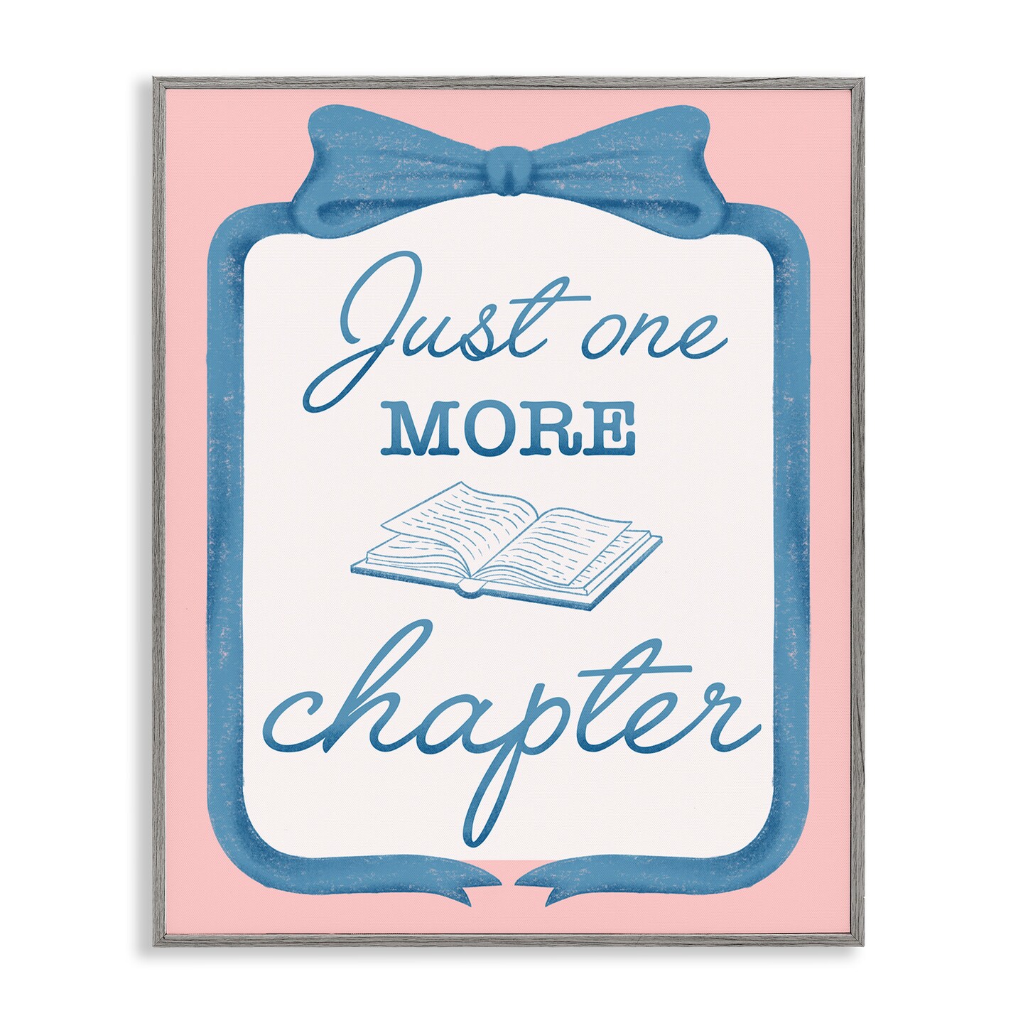 Stupell Industries Chic Just One More Chapter Framed Giclee, design by Marcus Prime