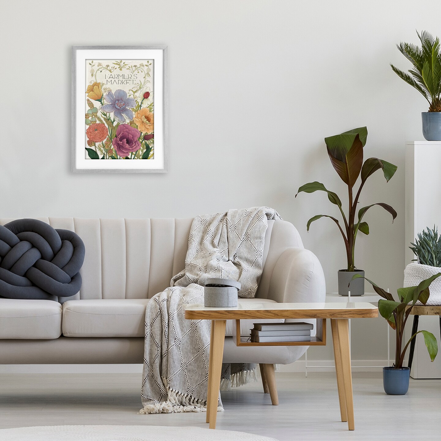 Stupell Industries Vintage Farmer's Market Garden Framed Print Under Glass, design by Sasha