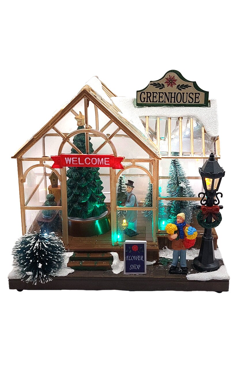 Greenhouse - Christmas Village Collection by Wizardi F07N5-10