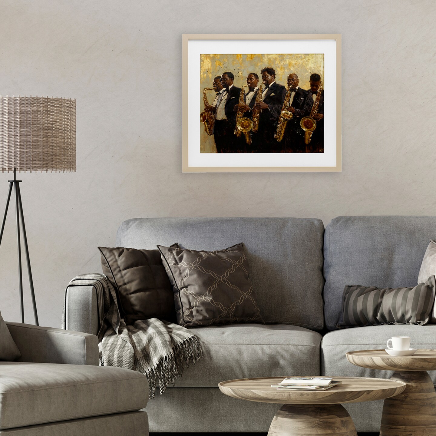 Stupell Industries Golden Era Ensemble Framed Print Under Glass, design by Marta Wiley