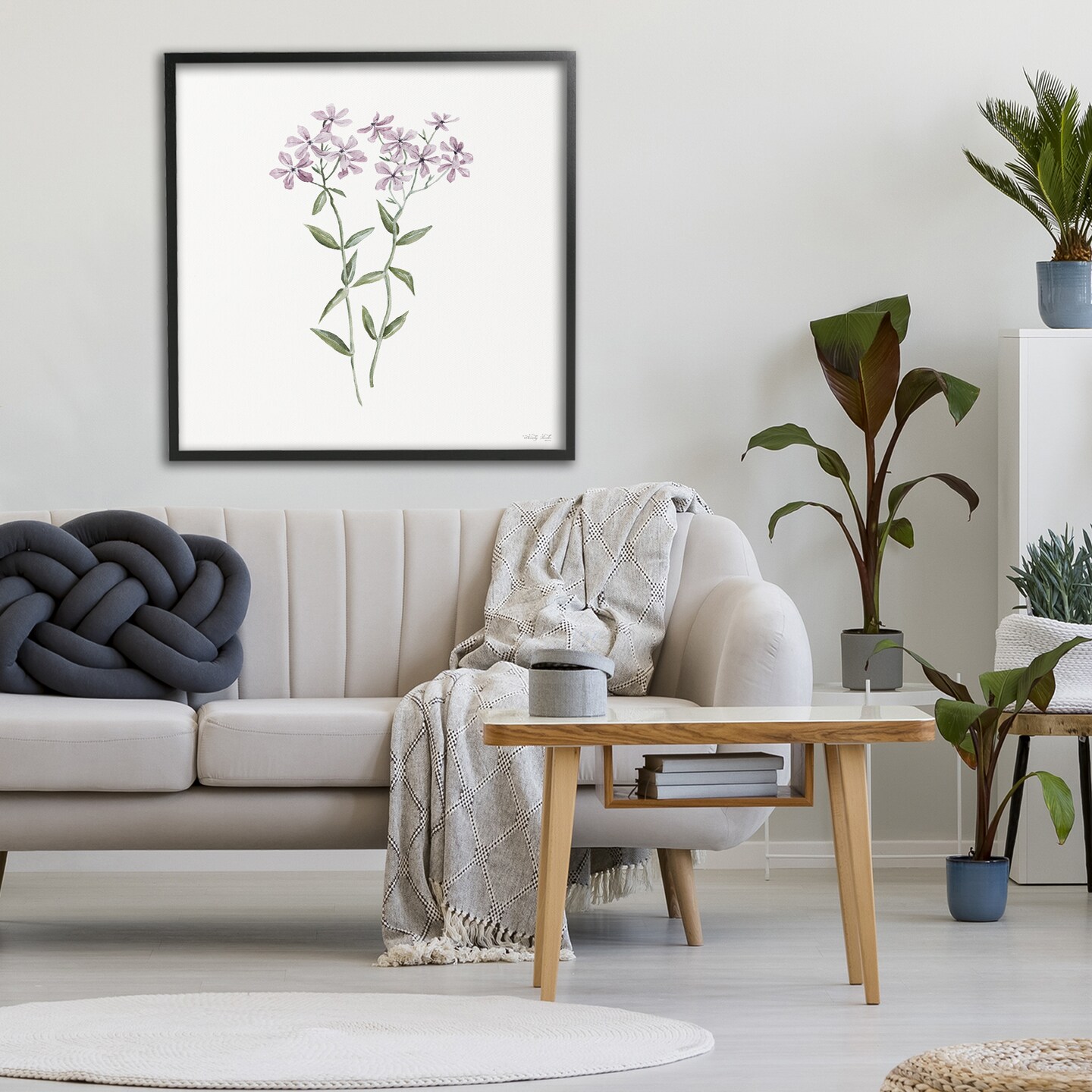 Stupell Industries Purple Phlox Botanical Framed Giclee, design by Cindy Jacobs