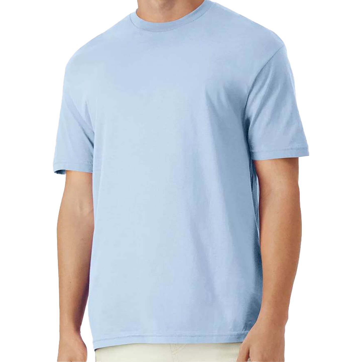 Gildan Men's Light Cotton T-Shirt, Crewneck Short Sleeve Assorted Craft Tee