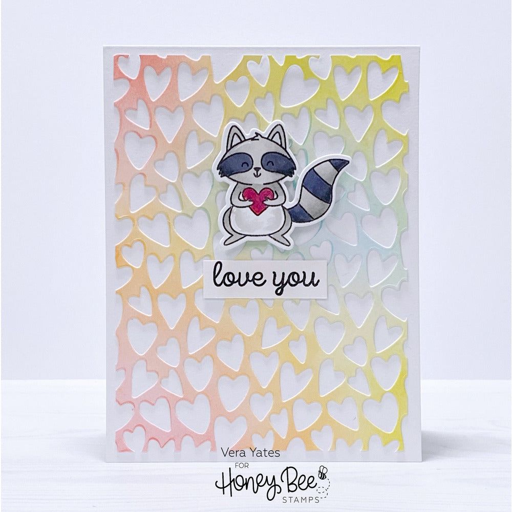 Whimsical Hearts A2 Cover Plate - Honey Cuts - Stand-Alone Dies - Retiring