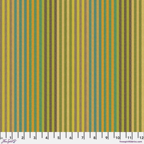 Fabric FreeSpirit Kaffe Fassett Sprout Caterpillar Stripe by the Quarter Yard WSGP001.SPROUT