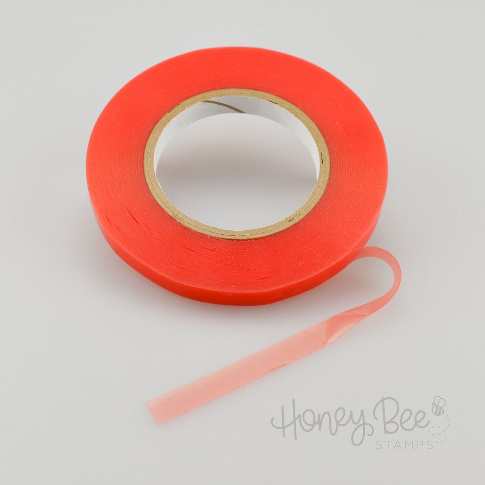 Double Sided Super Sticky Red Tape XL Roll - 1/4" x 36 yds - Clearance