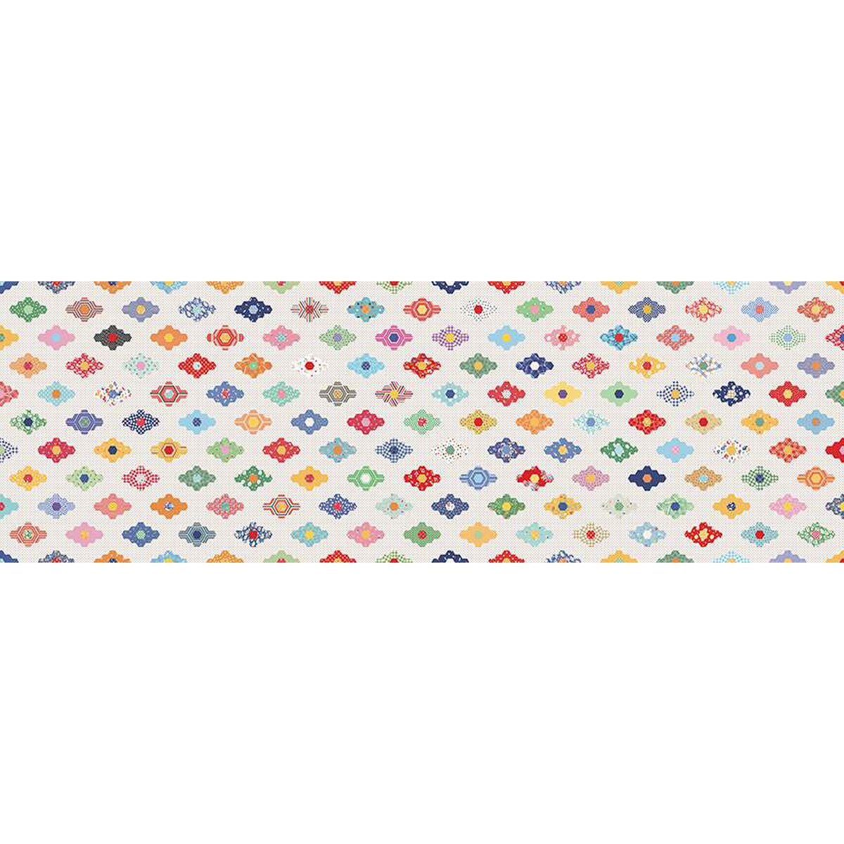 Fabric Riley Blake Ivory Diamond Simple Pleasures 108" Wide Back by the Quarter Yard WB16659-IVORY