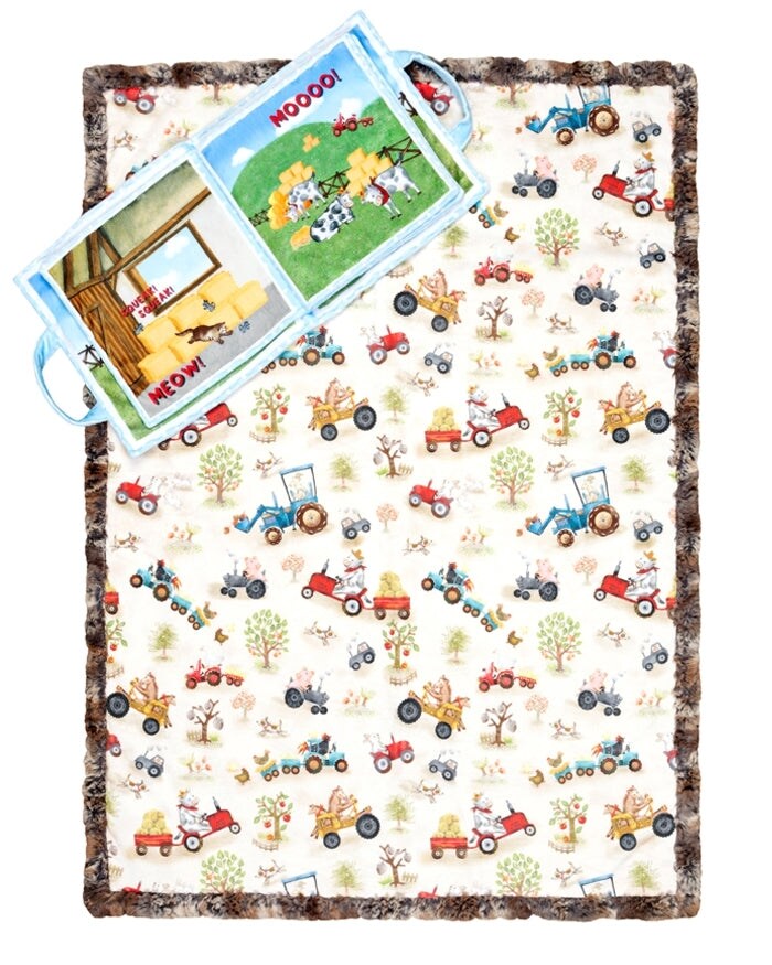 Fabric Shannon Barnyard Read to Me Cuddle Quilting Kit ckreadtomebarnyard