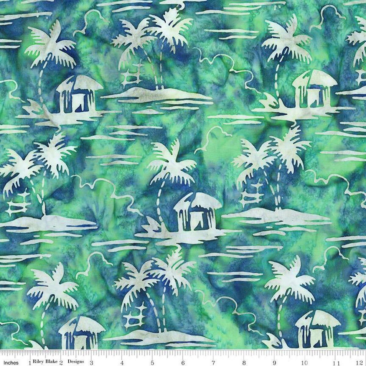 Fabric Riley Blake Pool Party Beach Expressions Batiks Places You'll Go by the Quarter Yard BT23221-­282