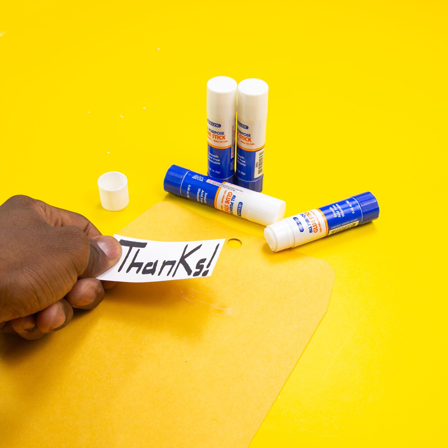 BAZIC Glue Stick Premium 0.28 oz (8g)(4/Pack)