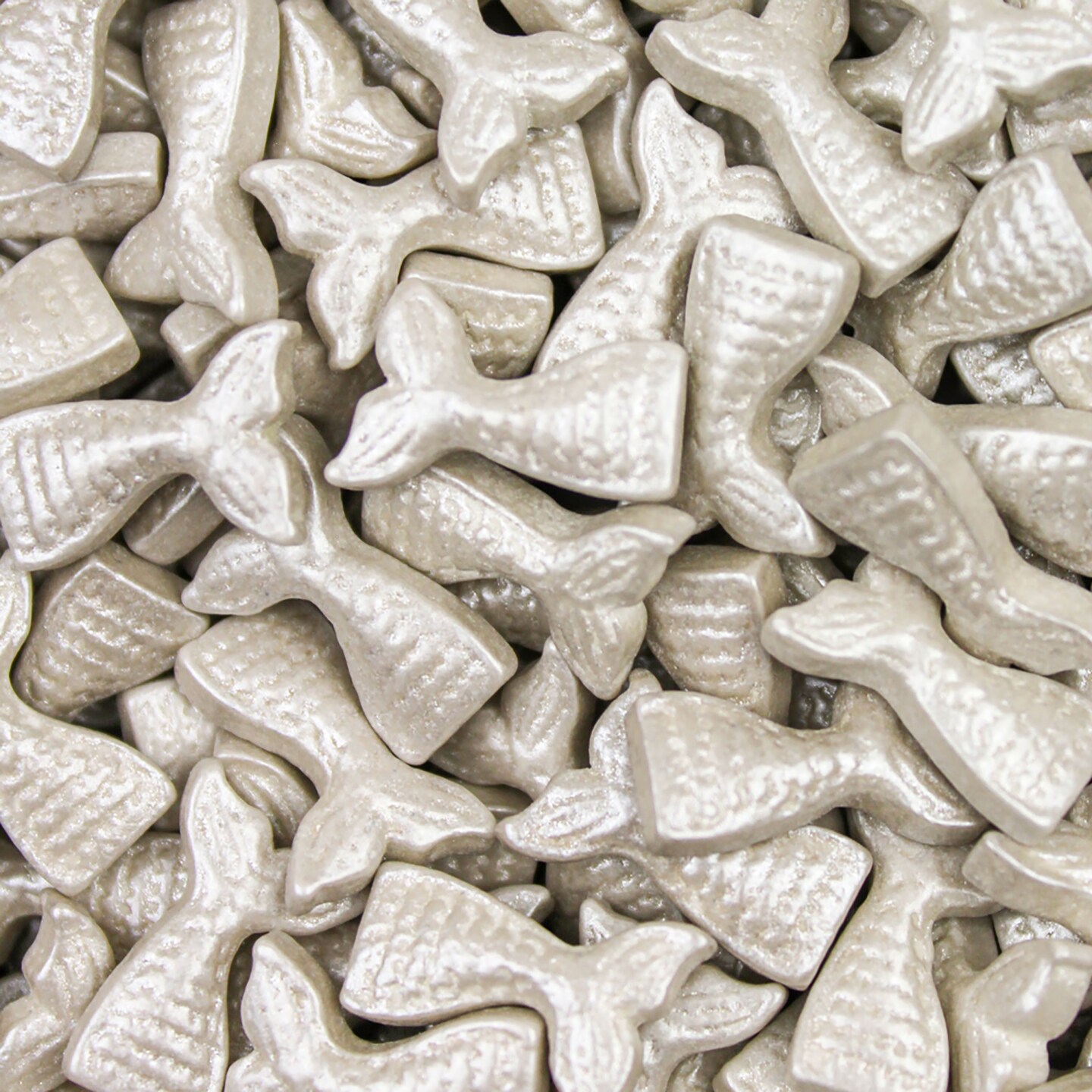 Krazy Sprinkles - Silver Mermaid Tails (1/2 Cup, 1x Jar) for Cakes, Ice Cream &#x26; Cookies