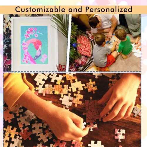 Rectangular Sublimation Puzzle Blank 10 Sets Hardboard 11 3/4” X 16 1/2” 315 Pcs A3