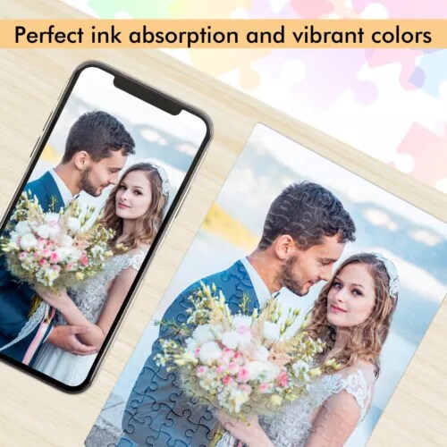 Rectangular Sublimation Puzzle Blank 10 Sets Hardboard 11 3/4&#x201D; X 16 1/2&#x201D; 315 Pcs A3