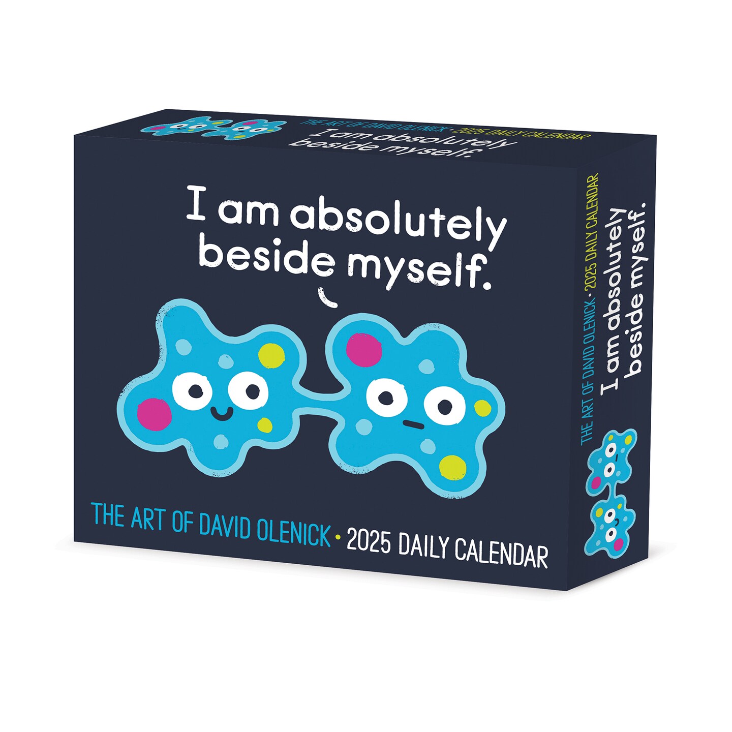 The Art of David Olenick 2025 Box Calendar, Daily Puns / Humor Desktop