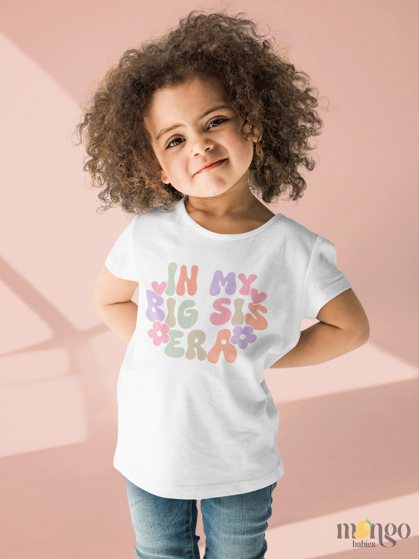 Big Sis In My Era Shirt Youth Baby Girl T-Shirt Summer Tops