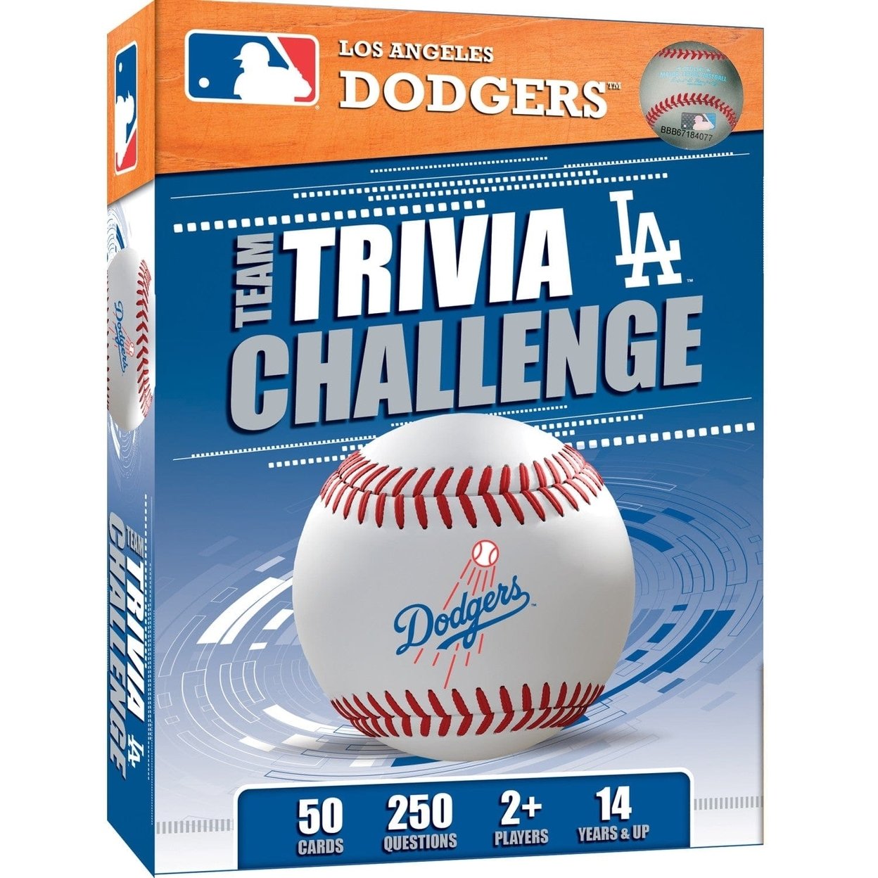 Los Angeles Dodgers Trivia Challenge Game 50 Cards 250 Questions Ages 12+