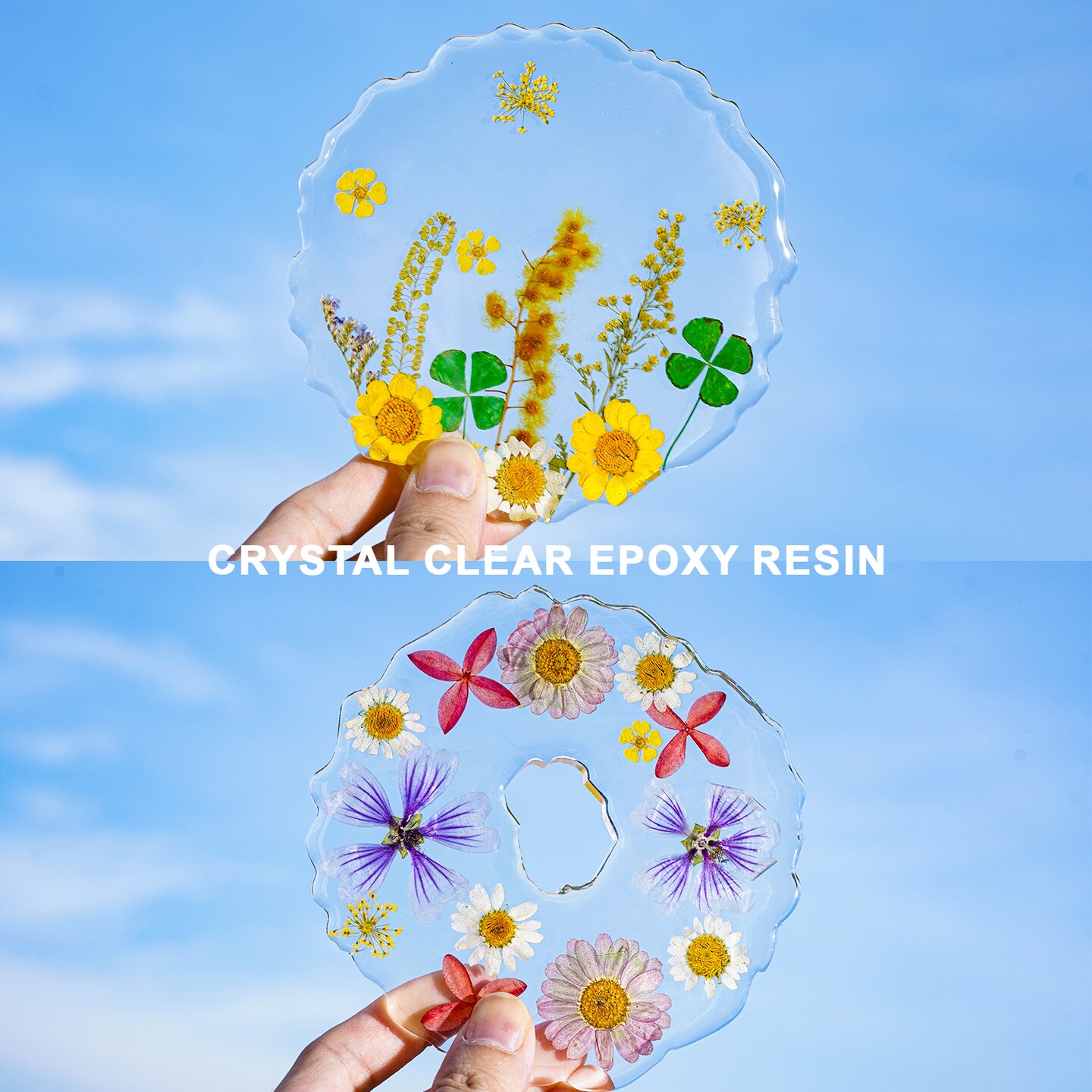 LET&#x27;S RESIN Crystal Clear Epoxy Resin, 32oz Bubbles Free Epoxy Resin, Table Top &#x26; Bar Top Casting Resin, Clear Epoxy Resin for Art Crafts