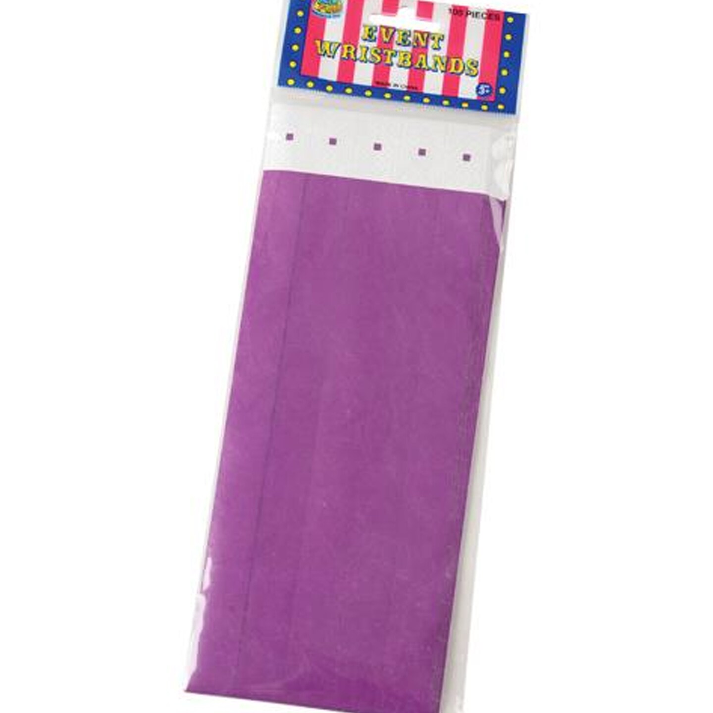 Adhesive Event Bands Purple 100 Pc Include 100 Units