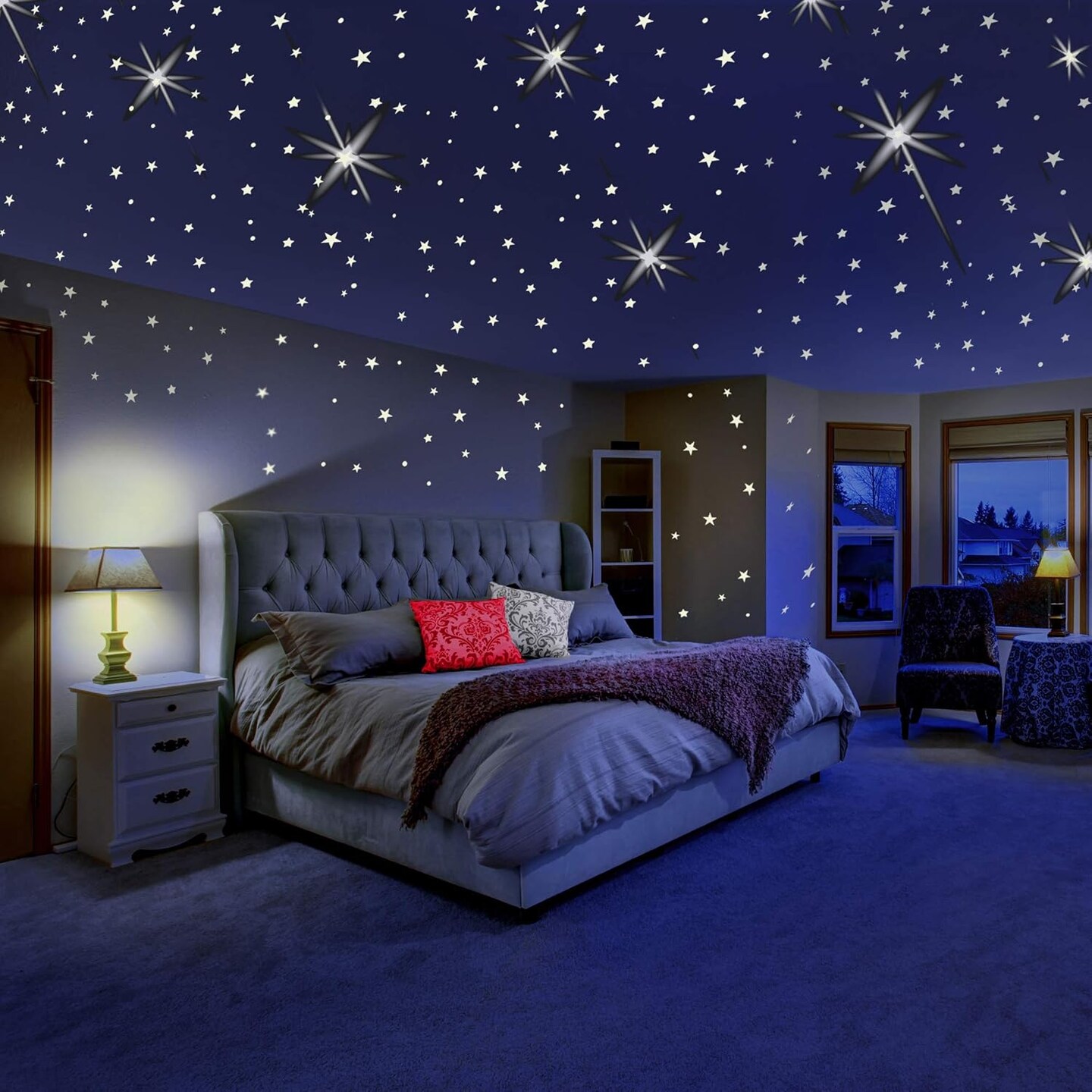 Glow in The Dark Stars for Ceiling or Wall Stickers