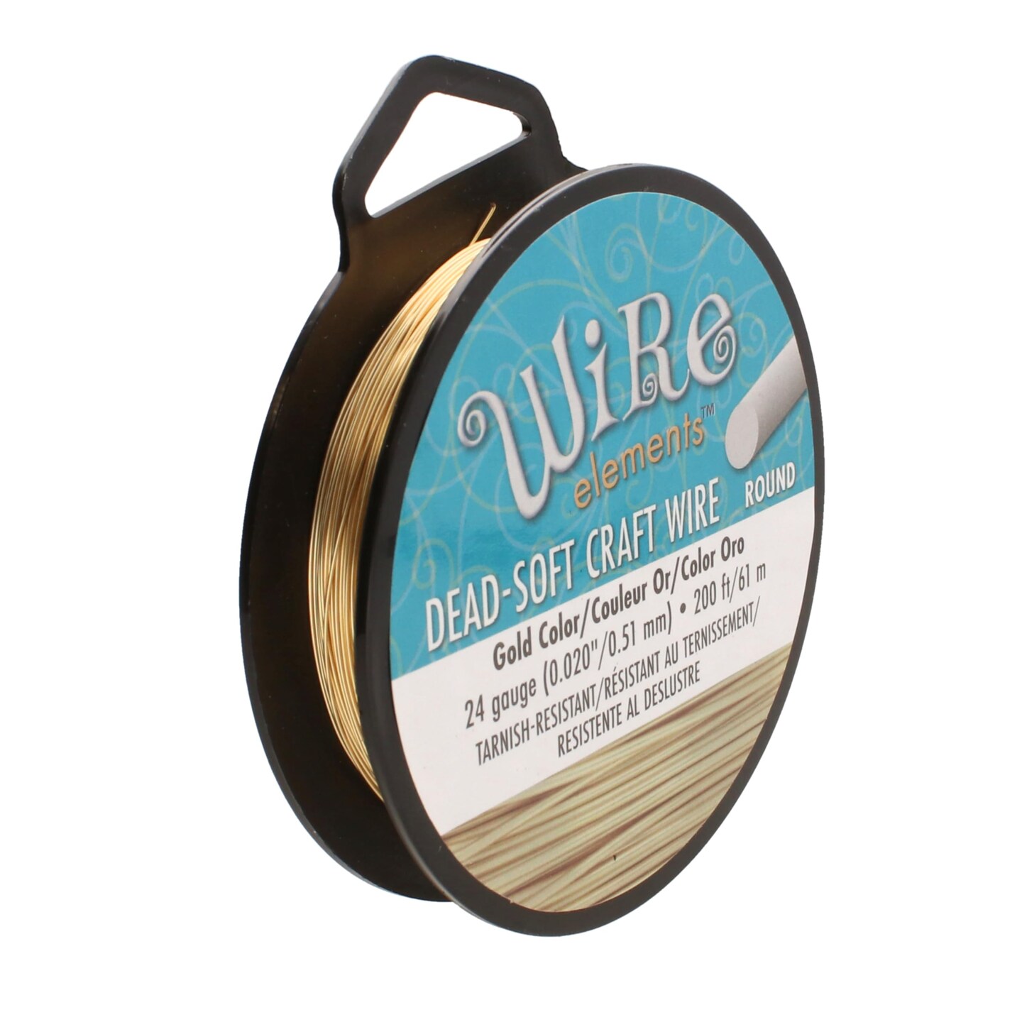 The Beadsmith Wire Elements Craft Wire – Tarnish Resistant, Soft Temper, Round