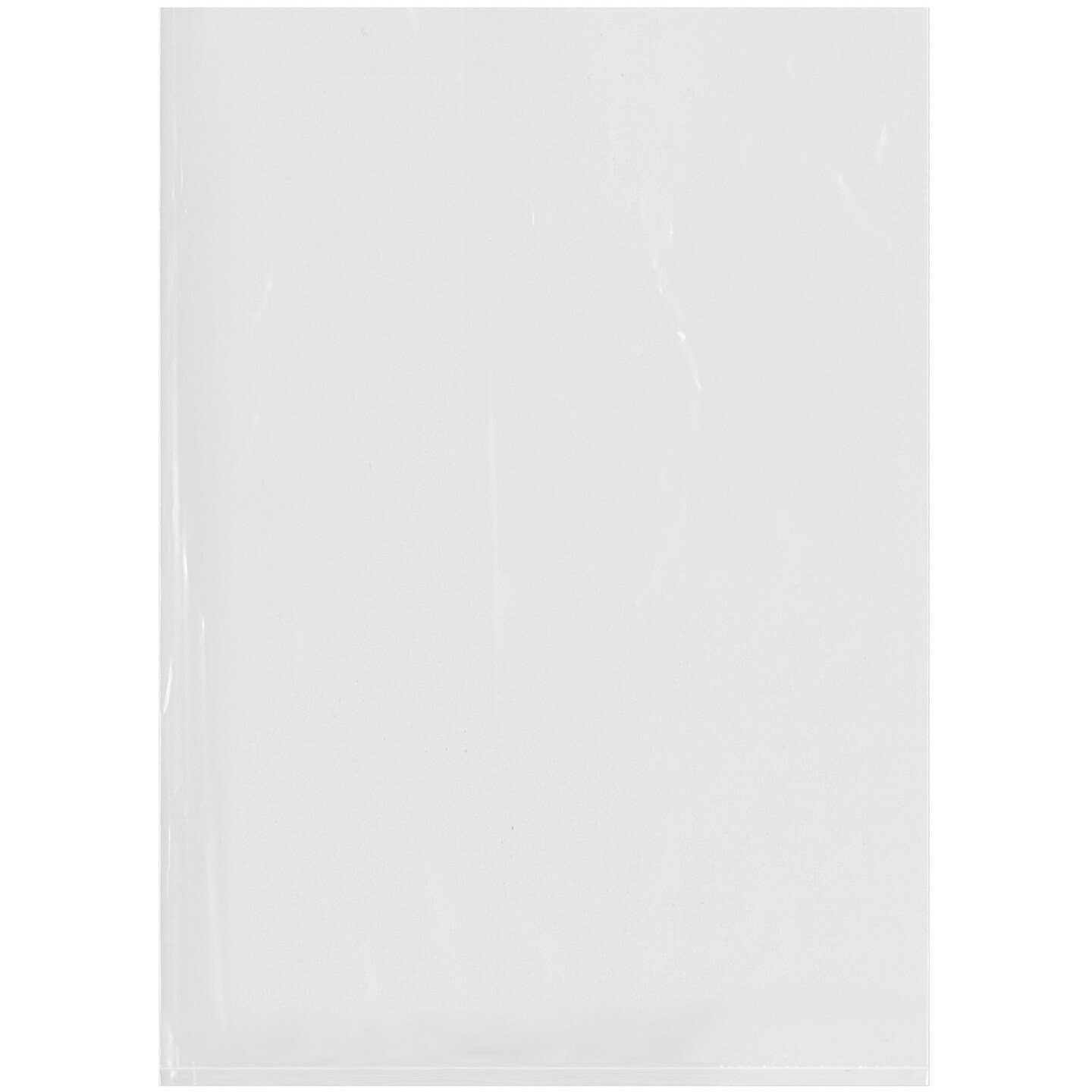Plymor 10&#x22; x 14&#x22;, 1.25 Mil Flat Open Clear Plastic Poly Bags