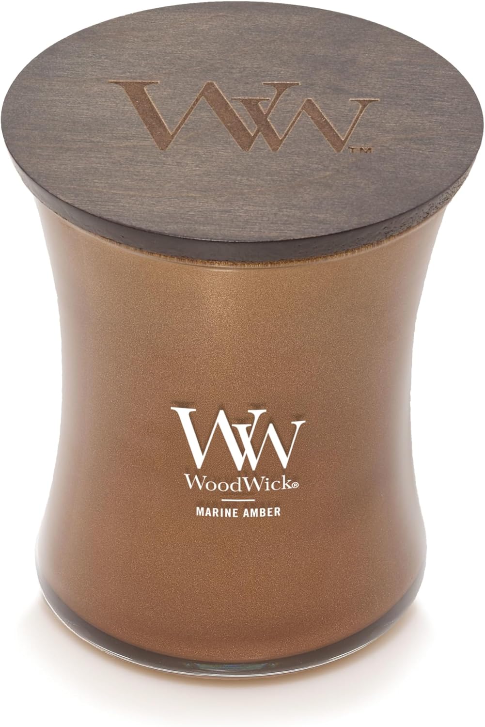 Marine Amber Scented Candle, Crackles as it Burns, Precious Metals Collection, Home Décor, Gifting