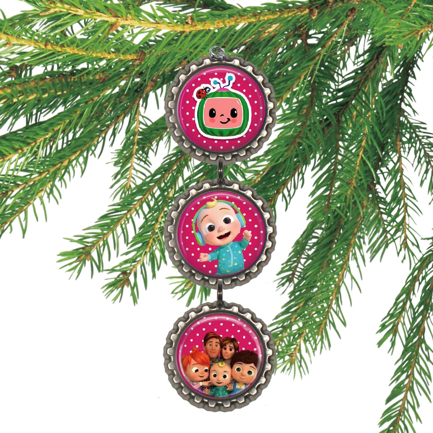 COCOMELON 3D Bottle Cap Christmas Ornament Gift for Kids MakerPlace by  Michaels