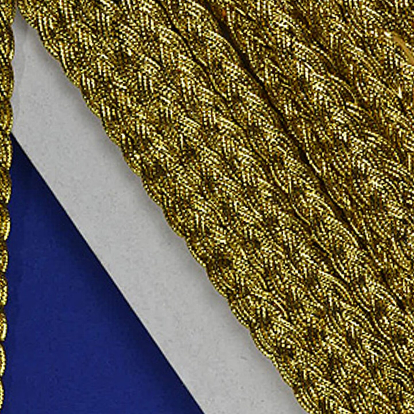 5/16"x 15 Yards Gold with Gold Trim 5 Packs Metallic Braid Trims