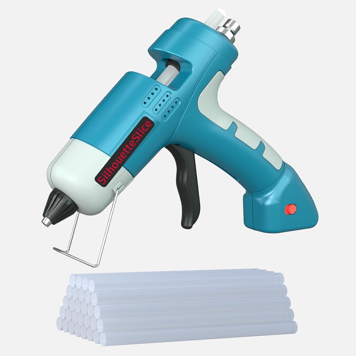 Cordless Hot Glue Gun Mini Glue Gun with 30pcs 7mm*150mm Glue Sticks Cordless Hot Glue Gun Set for Crafts DIY Arts Home Repairs 20W