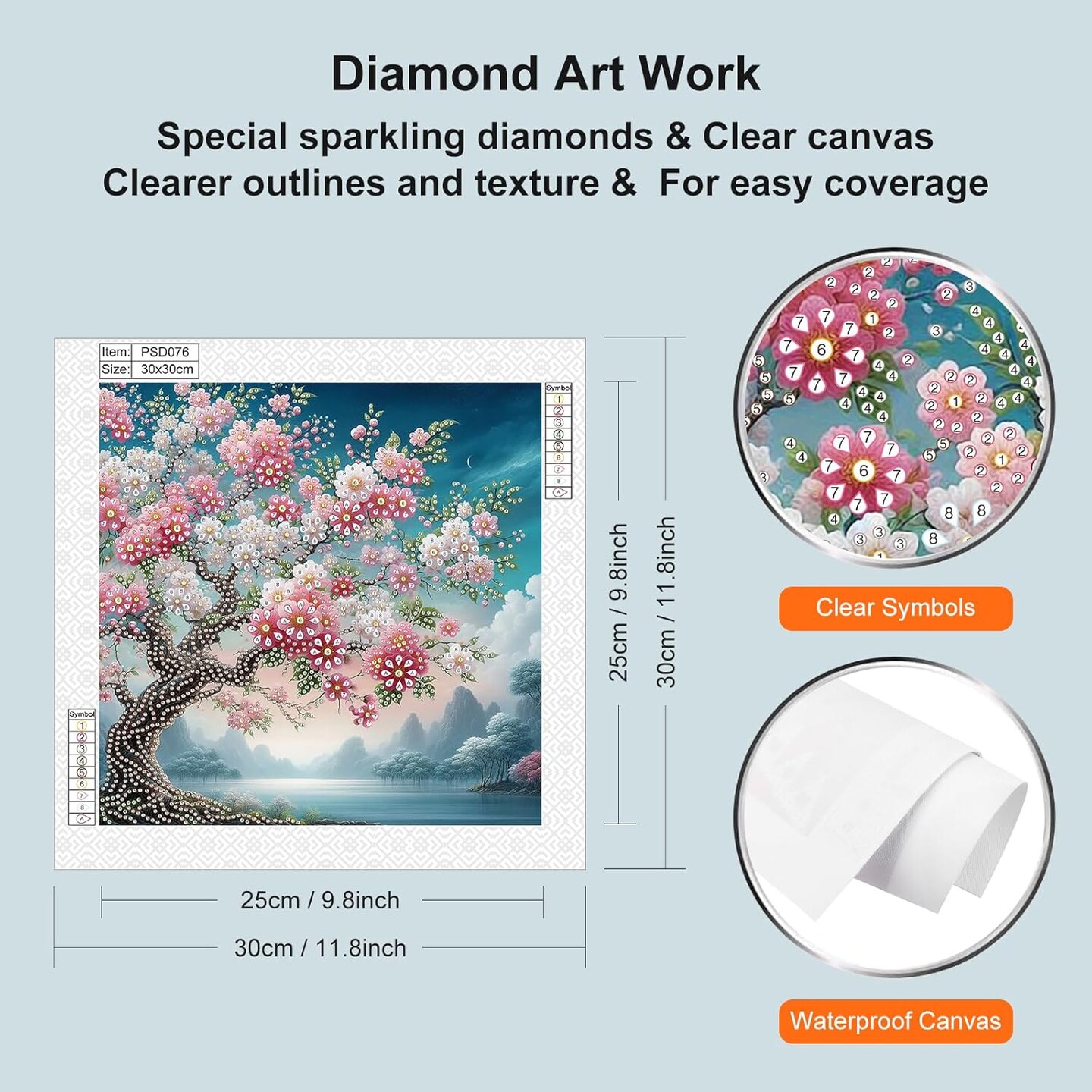 5D Special Shape Diamond Art Kits for Beginners, Diamond Painting Kits for Adults, Crystal Rhinestones Diamond Painting for Home Wall Decoration Gift 12×12inch/30×30cm, Tree of Life