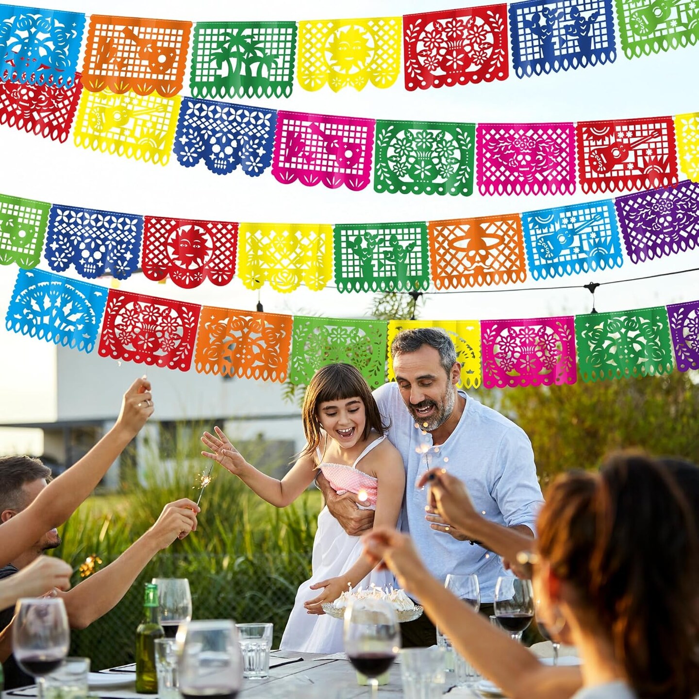 Fiesta Party Decorations, 4 Pack Cinco De Mayo Banner
