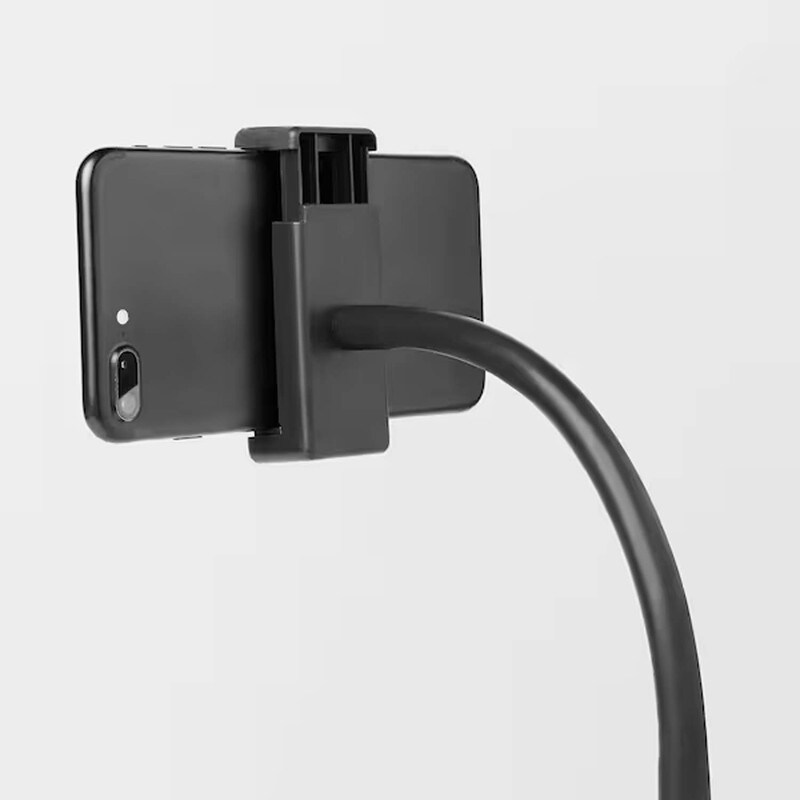 LED Ring Lamp with Phone Holder Adjustable Light