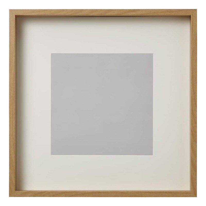 Frame Oak Effect 19 &#xBE;x19 &#xBE;&#x22; Deep Square Frame for Wall Display