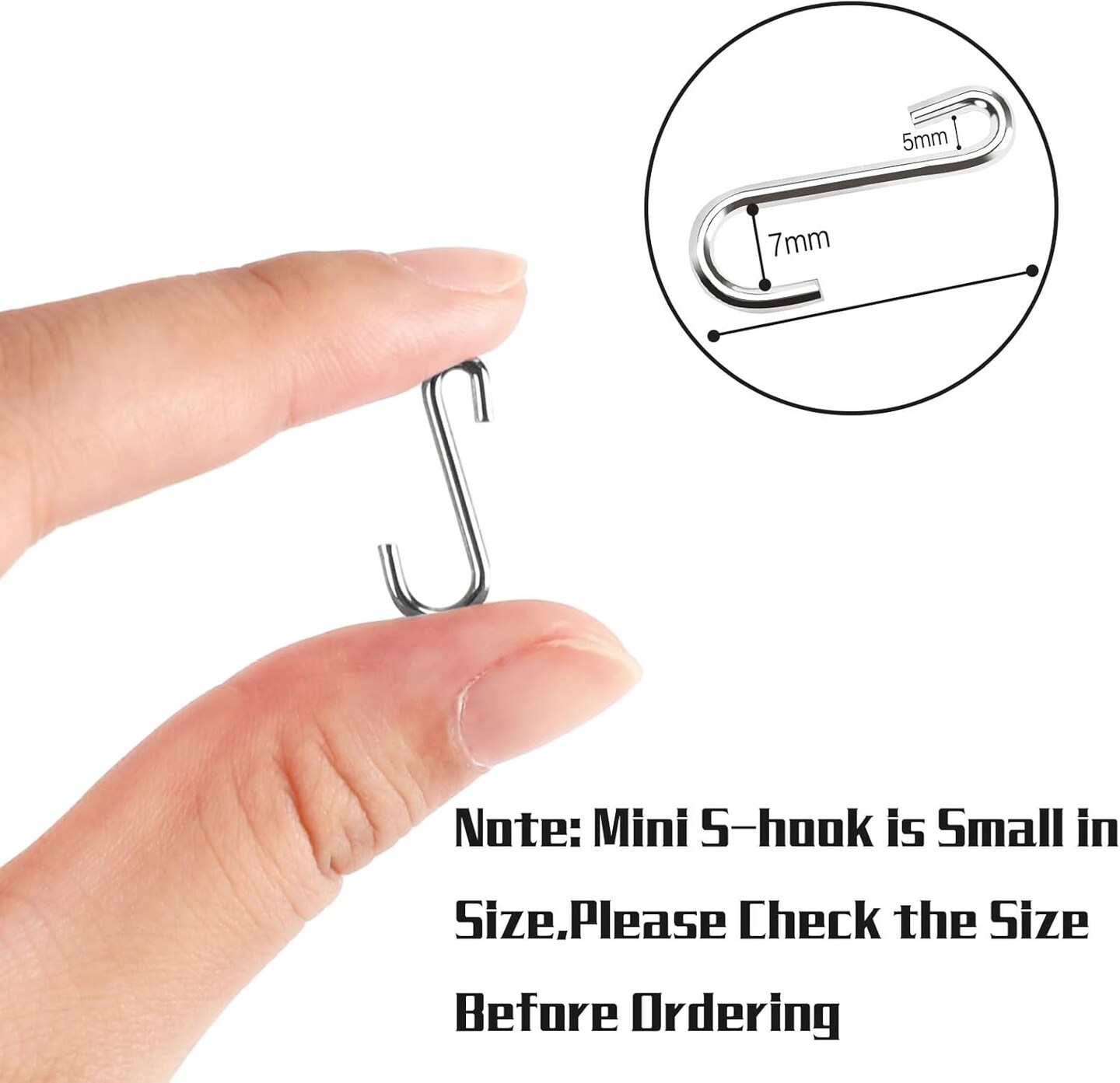 250 pcs 0.79 Inch Ornament Mini S Hooks Latch Connectors Small Metal S-Shaped Wire Hook Kits for DIY Crafts with Storage Box Ornament Hangers for Halloween Christmas Tree Decoration