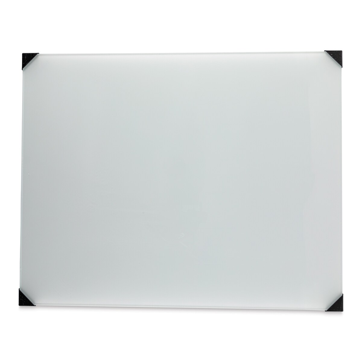 New Wave Posh Glass Tabletop Palette - 16&#x22; x 20&#x22;, White