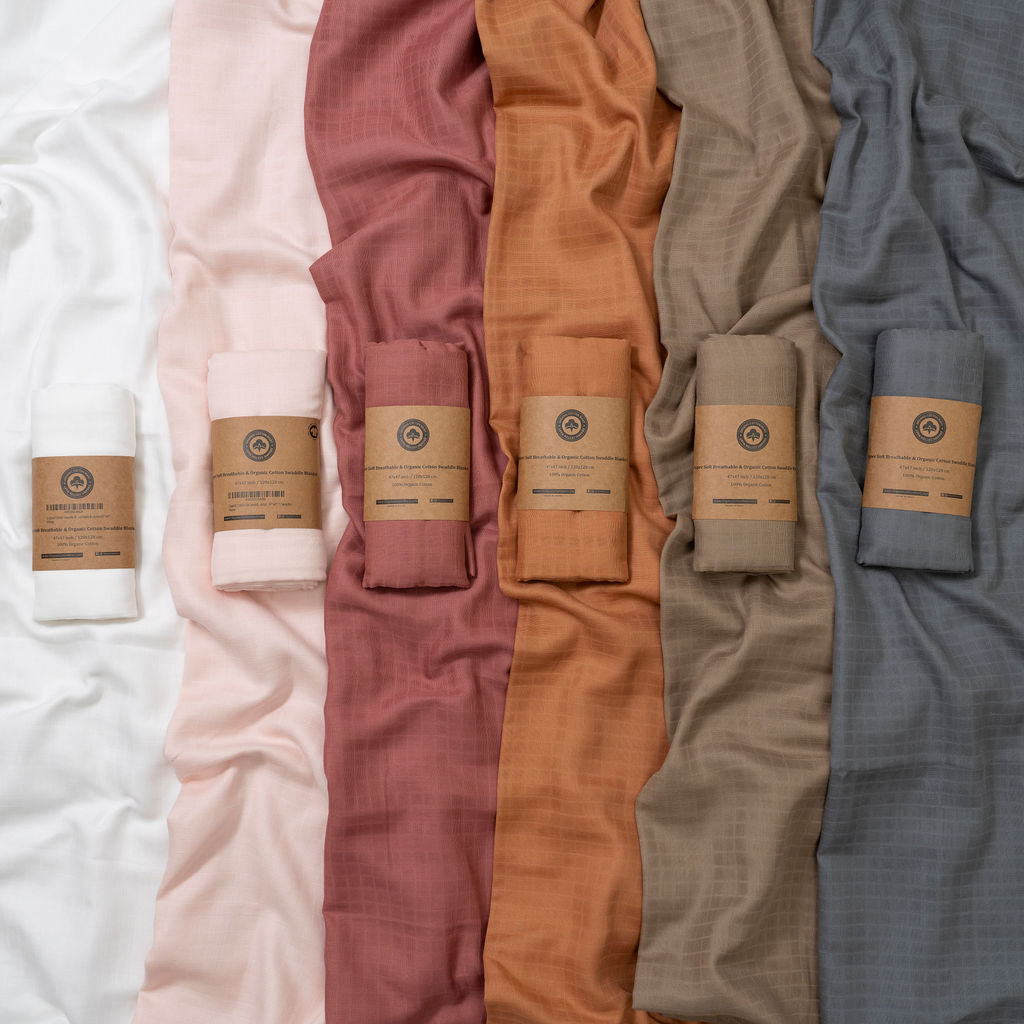 Sublimation Muslin Swaddle Blankets by Organic Cotton Mart&#xAE;