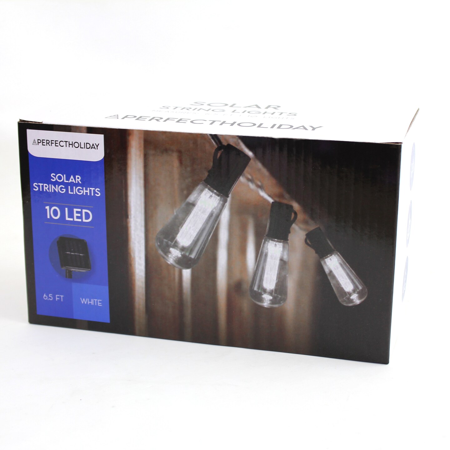 Perfect Holiday 10 LED Solar String Light