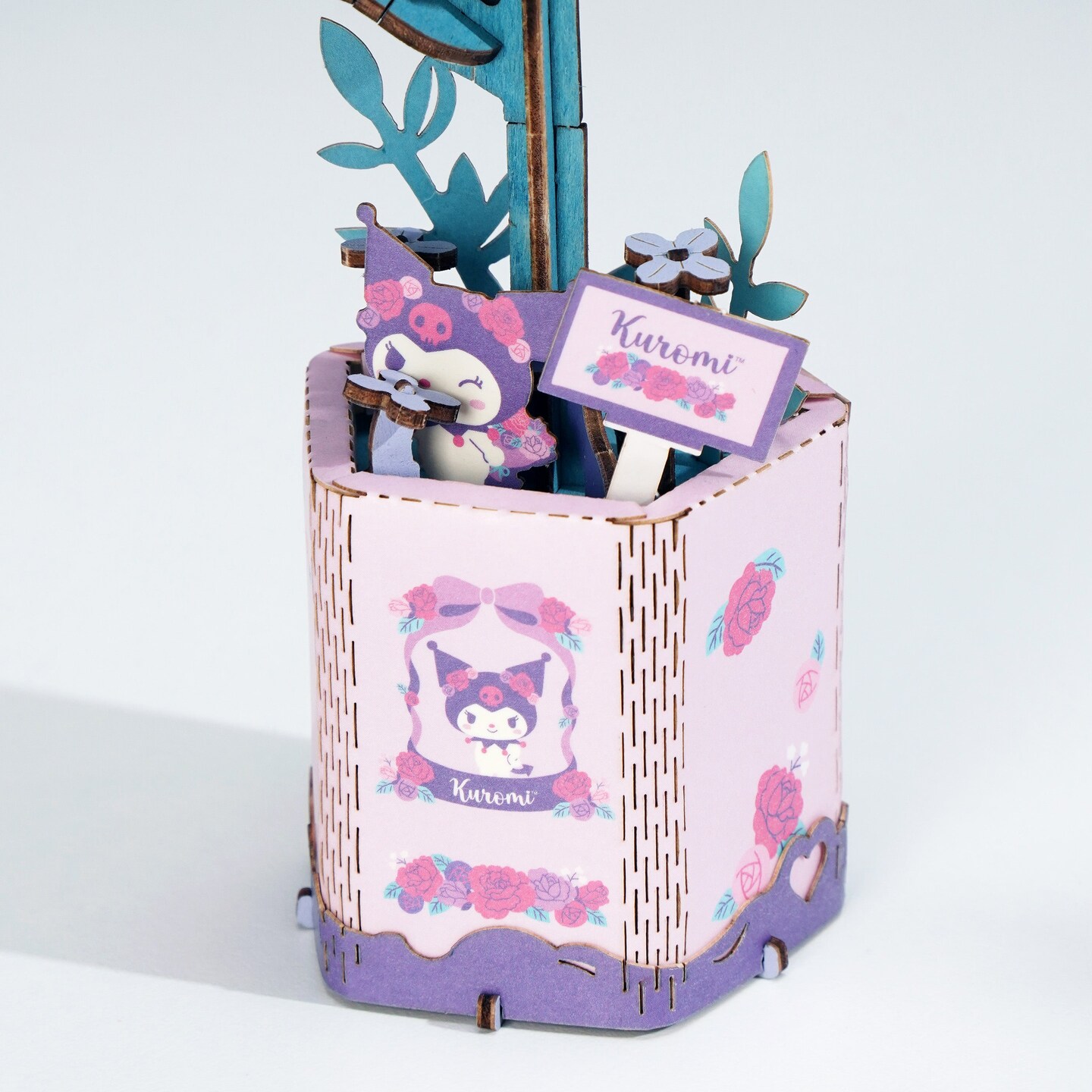 3D Wooden Puzzle | Hello Kitty&#xAE; and Friends Kuromi Lilac