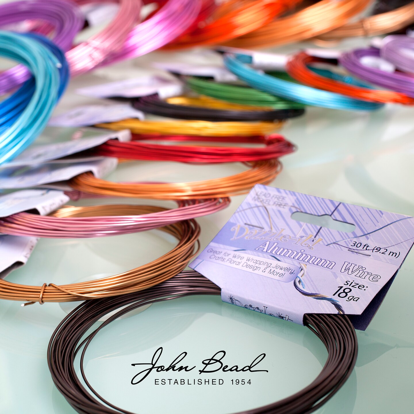 John Bead 12 Gauge Black Aluminum Wire