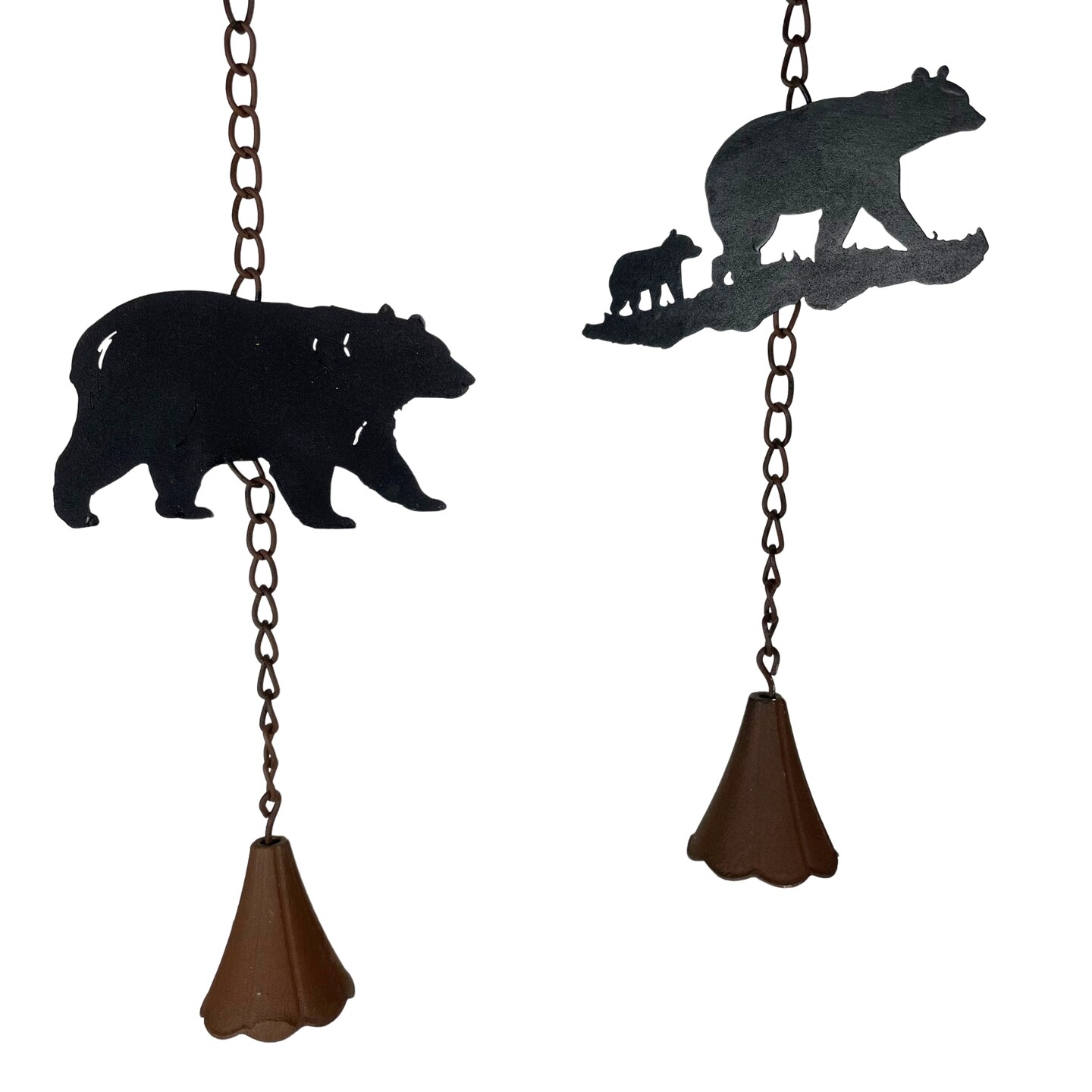 Metal Rain Chain - Cute Animal Designs - Weighted Bell