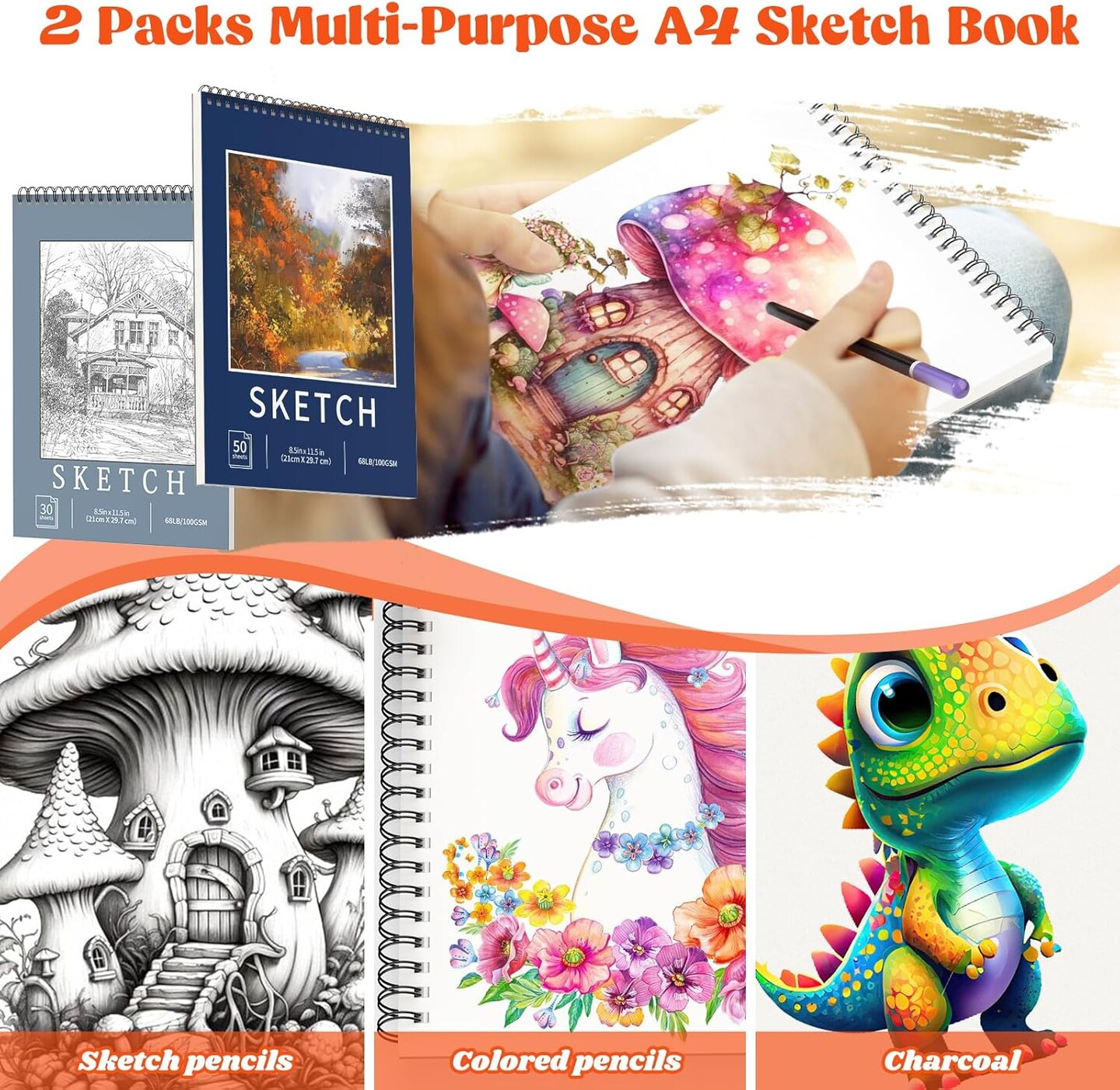 Art Supplies for Adults,156-Pack Art Kit Drawing Set with 2 Sketch Book, Crayons, Colored Pencils, Arts and Crafts, Christmas Gifts Art Supplies for Girls Boys Ages 6-8 9-12 13 14 Year Old