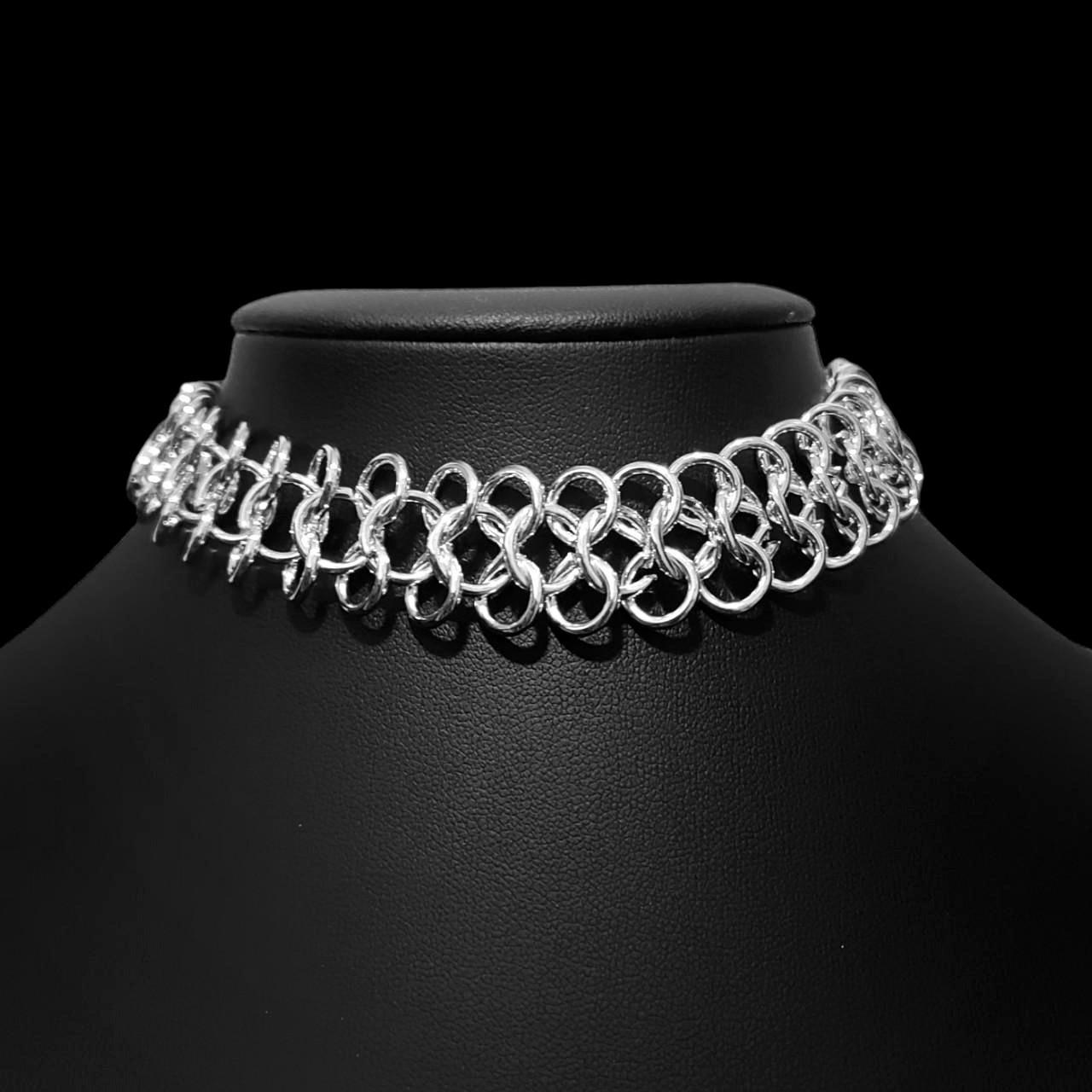 Silver Chainmail Choker | MakerPlace by Michaels