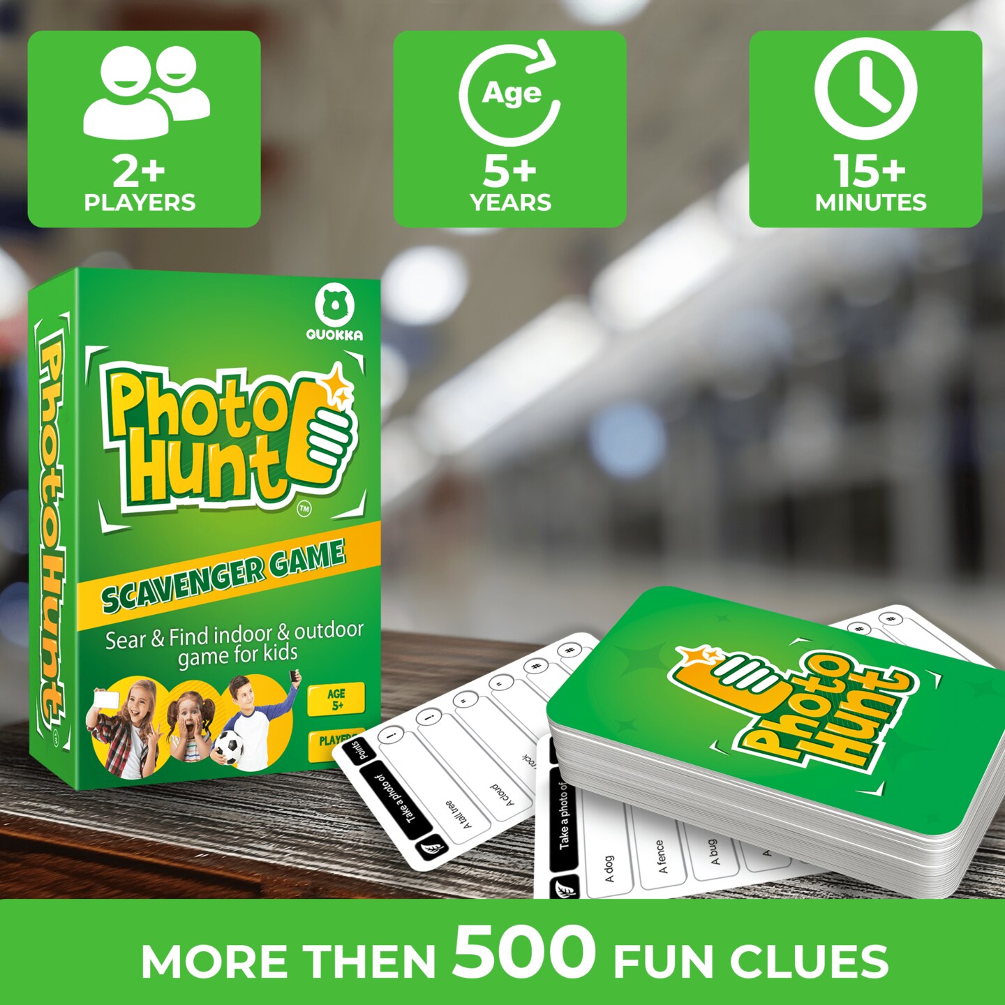 Photo Hunt Kids &#x26; Family Activity Game