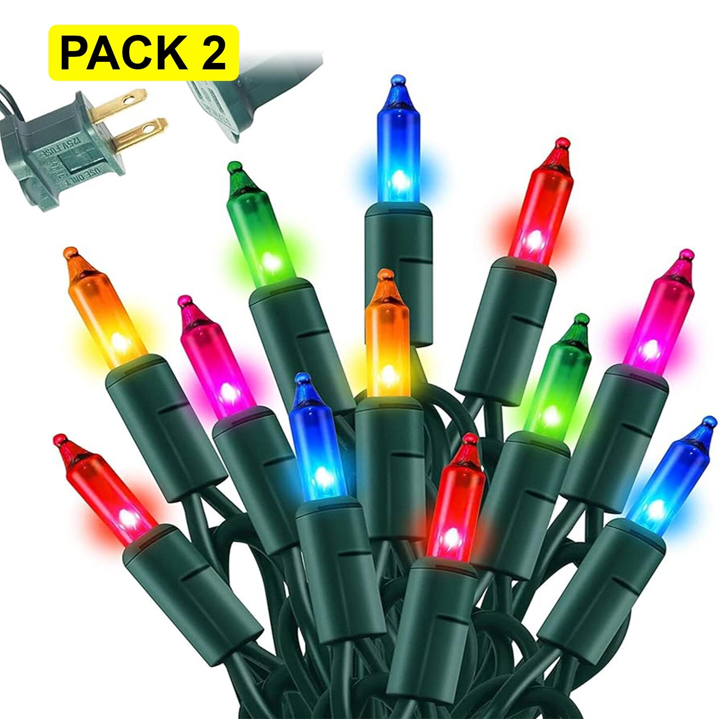 Indoor Multicolor 20 LED M5 Lights – Battery Operated, Flexible Decoration