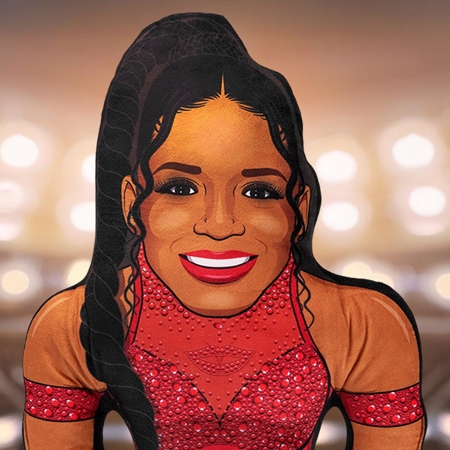 Bleacher Creatures WWE Bianca Belair 24&#x22; Bleacher Buddy