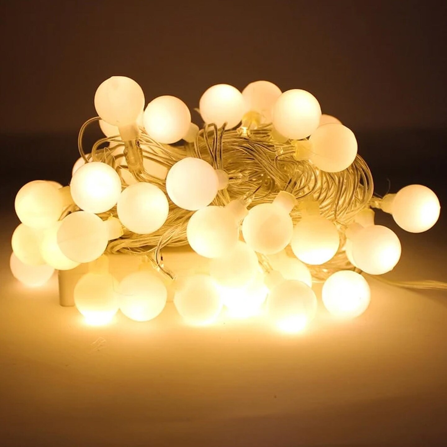 100 LED String Light Bulb w connector Warm White