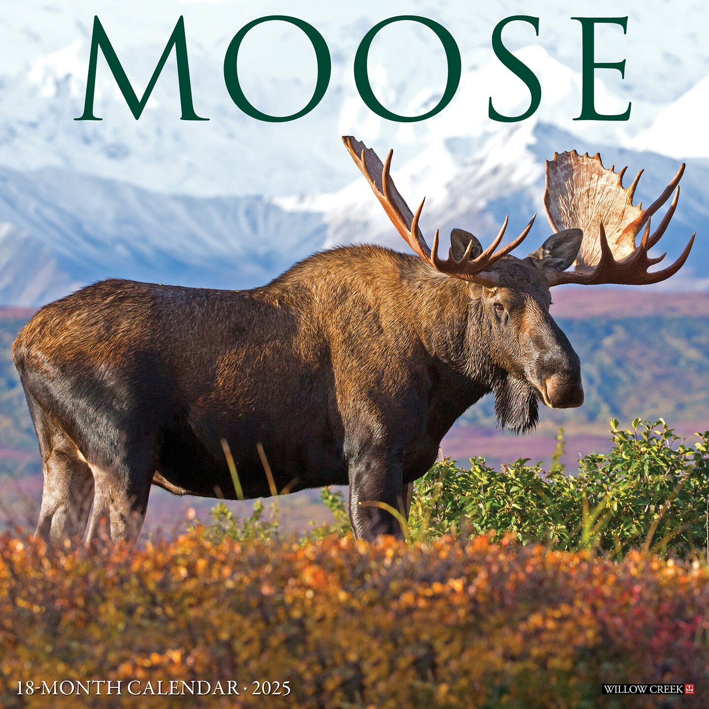 Moose 2025 Wall Calendar