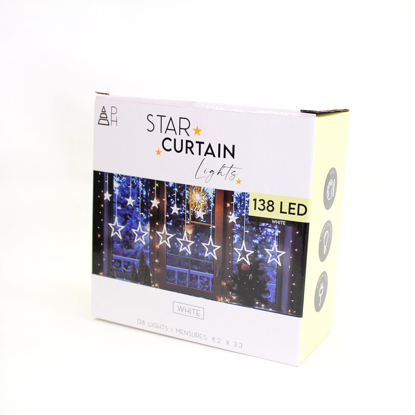 Perfect Holiday 138 LED Star Curtain Light