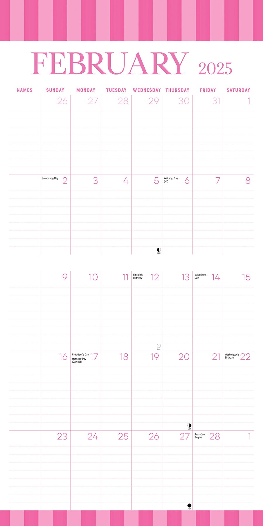 Mom&#x27;s Planner Calendar 2025 Wall Calendar