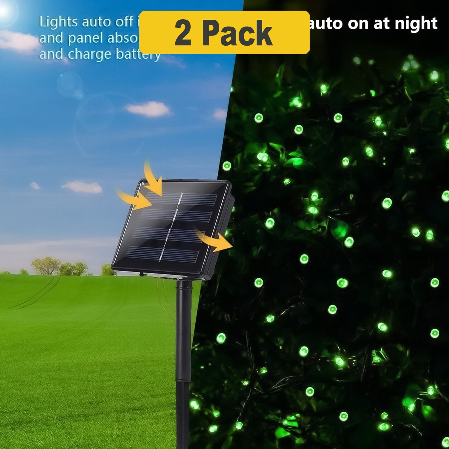 32ft of 100 LED Outdoor String Light for Christmas