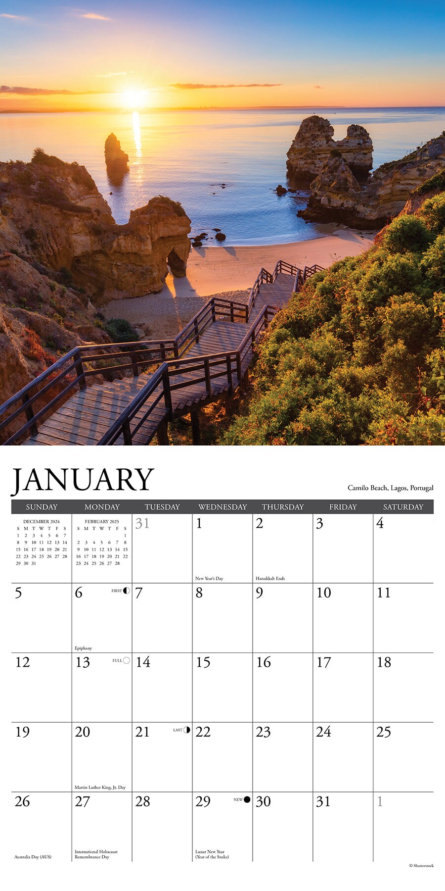 Sunrise, Sunset 2025 Wall Calendar